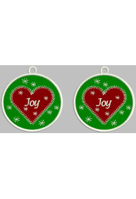 Hop003 - Two Christmas Ornament